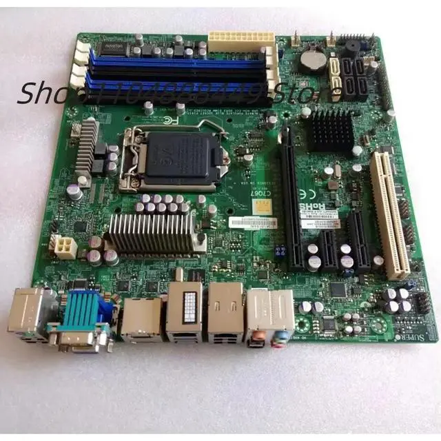 Alt view image 2 of 2 - C7Q67 1-socket 1155-pin server motherboard