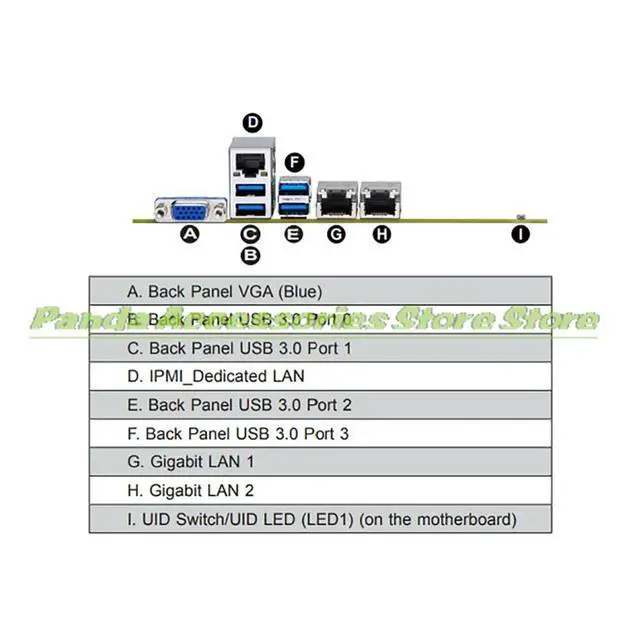 Alt view image 2 of 3 - Job X10DRW-i Server Motherboard LGA 2011 C612 Support E5 2600 V3 V4 CPU PCI-E3.0 DDR4 100% Tested Fast Ship