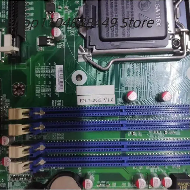 Alt view image 2 of 2 - EB-750G2 V1.0 Industrial motherboard