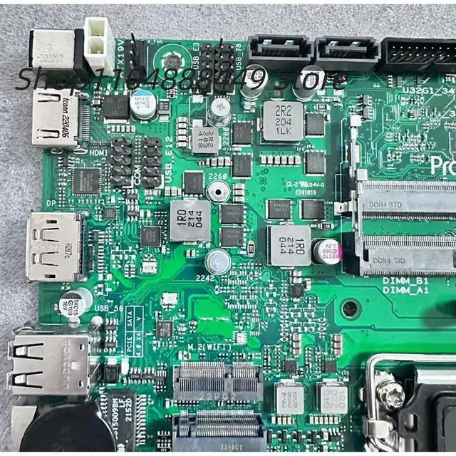 Alt view image 3 of 3 - Pro H610T D4 motherboard