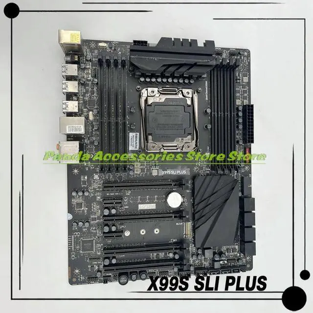 Main image of LGA2011-3 DDR4 128G M.2 SATA3 USB3.0 PCI-E 3.0 ATX Desktop Motherboard X99S SLI PLUS
