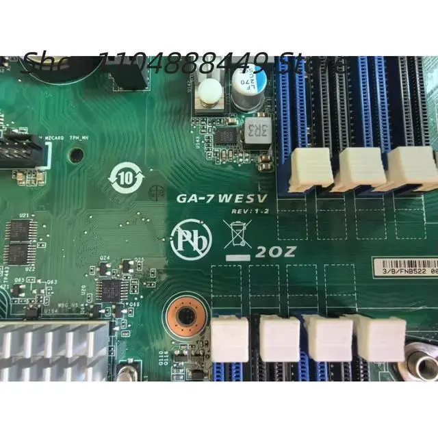 Alt view image 3 of 3 - GA-7WESV dual-channel X99 server motherboard