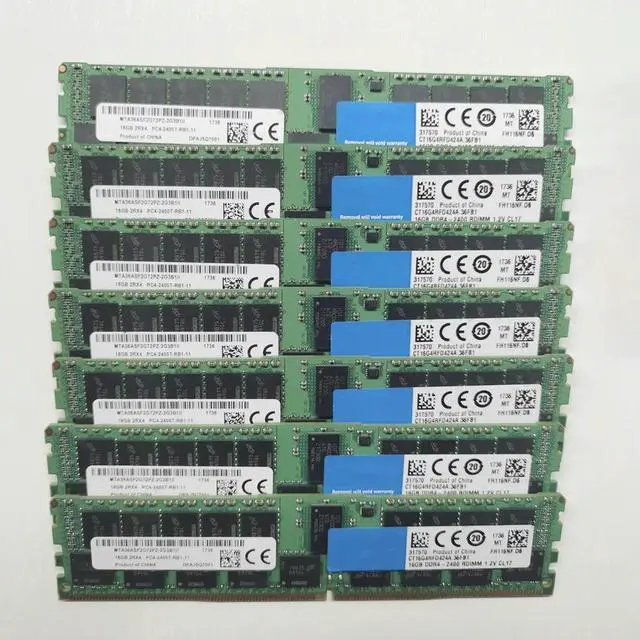 Main image of High Reliability 1PCS RAM MTA36ASF2G72PZ-2G3B Server Memory Fast Ship 16G 16GB 2RX4 DDR4 2400 PC4-2400T-RB1