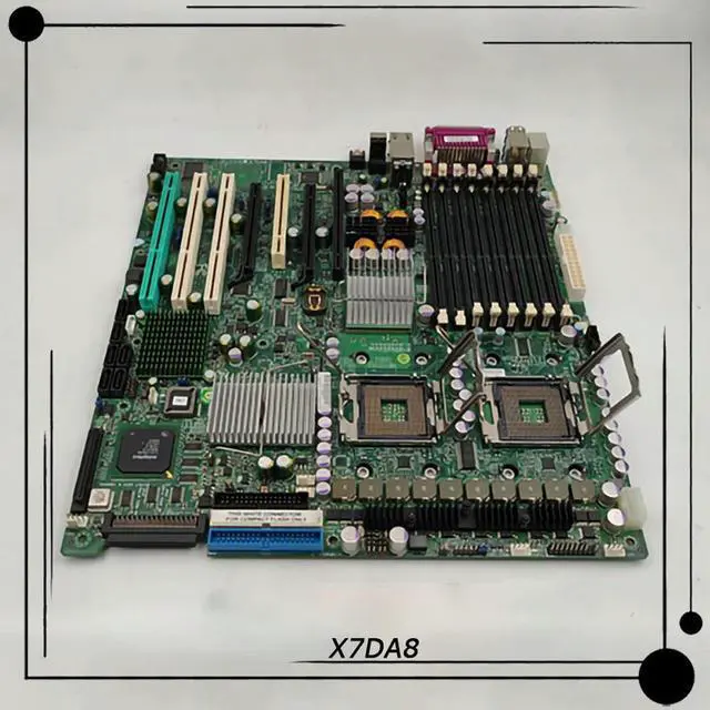 Alt view image 3 of 3 - Workstation Motherboard Dual 771 Pin SCSI Medical Device Motherboard X7DA8