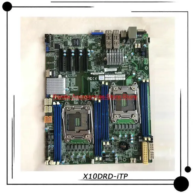 Alt view image 2 of 3 - Stable Performance X10DRD-iTP Two-way Server E-ATX Motherboard 2011 C612 Xeon E5-2600 v3/v4 Family DDR4 PCI-E 3.0