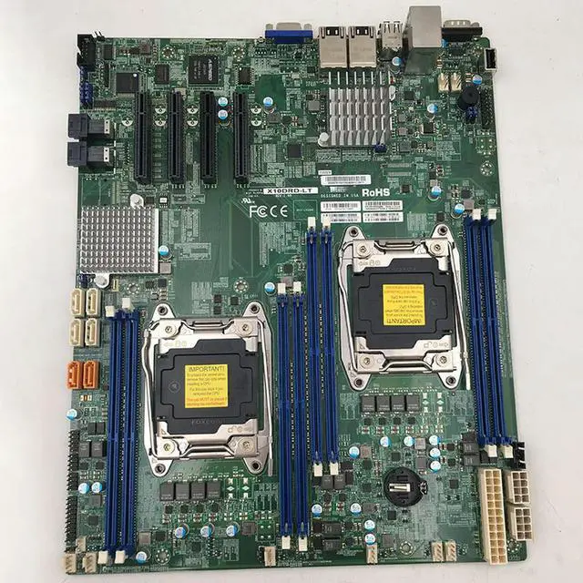 Alt view image 2 of 3 - X10DRD-LT For Two-way Server E-ATX Motherboard 2011 Support C612 Xeon E5-2600 v3/v4 Family DDR4 PCI-E 3.0