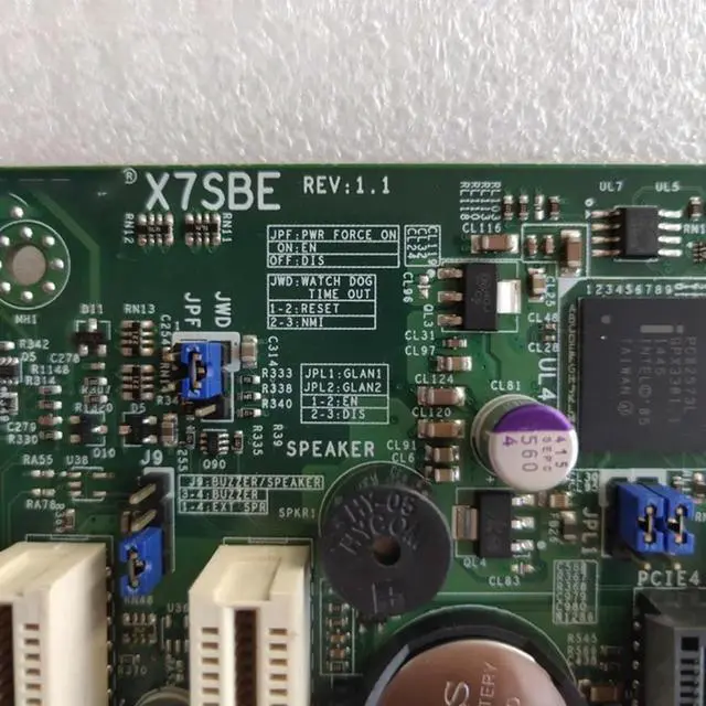 Alt view image 2 of 3 - X7SBE For Single-channel 775-pin Server Industrial Control Equipment Motherboard 3210 Chipset Tested