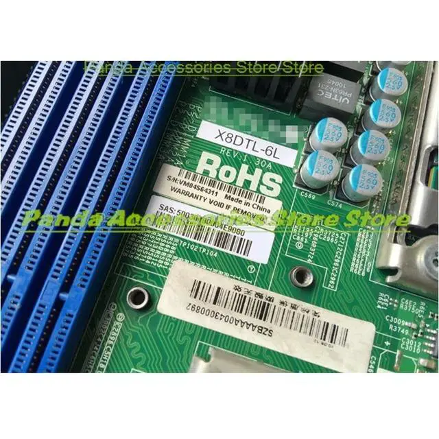 Alt view image 2 of 2 - Hot Sale Stable Version Workstation Motherboard 6GB SAS LGA1366 X8DTL-6L