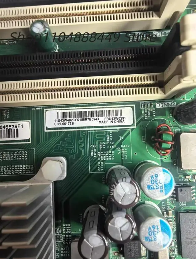 Alt view image 2 of 3 - X3250 server motherboard 43W0291