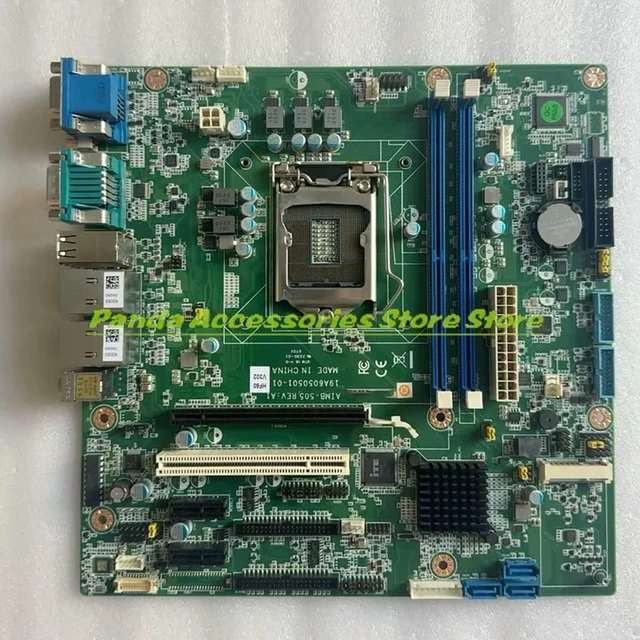 Alt view image 3 of 3 - Easy Install AIMB-505 REV:A1 Industrial Control Dual Network Port AIMB-505G2