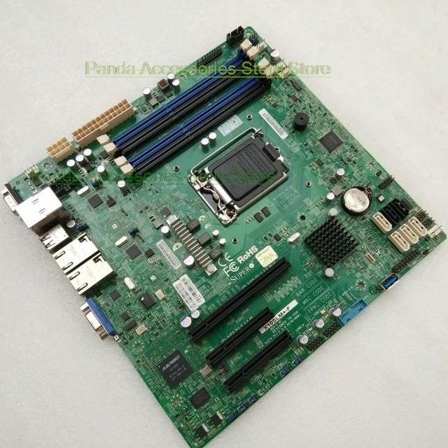 Alt view image 2 of 3 - Bulk Package X10SLM+-F 1150 Server Motherboard