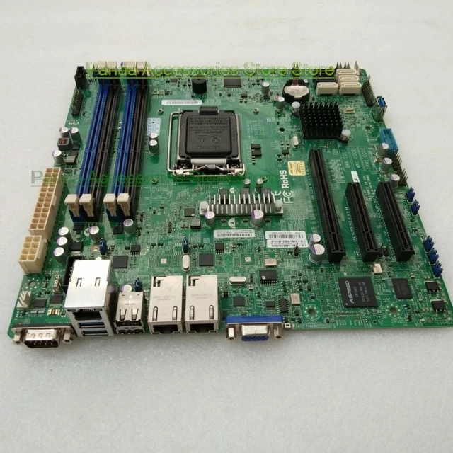 Alt view image 3 of 3 - Bulk Package X10SLM+-F 1150 Server Motherboard