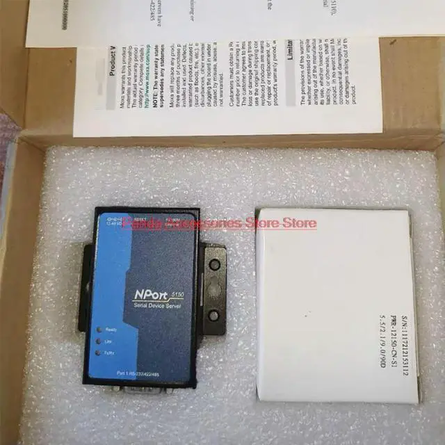 Alt view image 3 of 3 - Single Serial Port Device Networking Server Nport5150