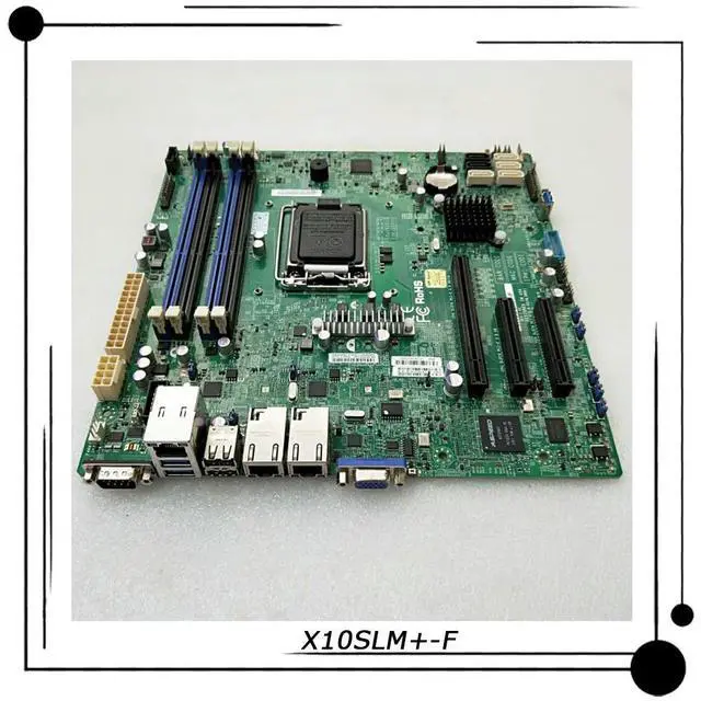 Alt view image 2 of 3 - X10SLM+-F For Server microATX Motherboard 1150 C224 Support E3-1200 v3/v4 DDR3 PCI-E 3.0 100% Tested Fast Ship