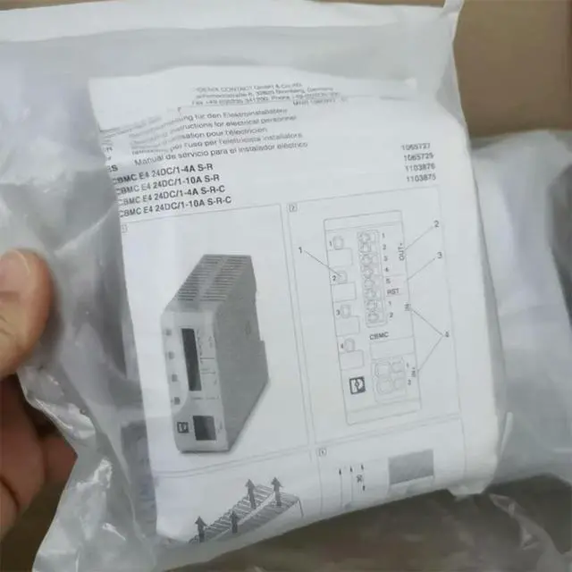 Alt view image 2 of 3 - 1065729 CBMC E4 24DC/1-10A S-R Equipment Circuit Breaker