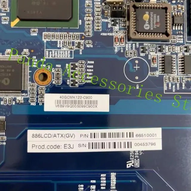 Alt view image 2 of 3 - 886LCD/ATX (GV) 478 pin industrial control motherboard