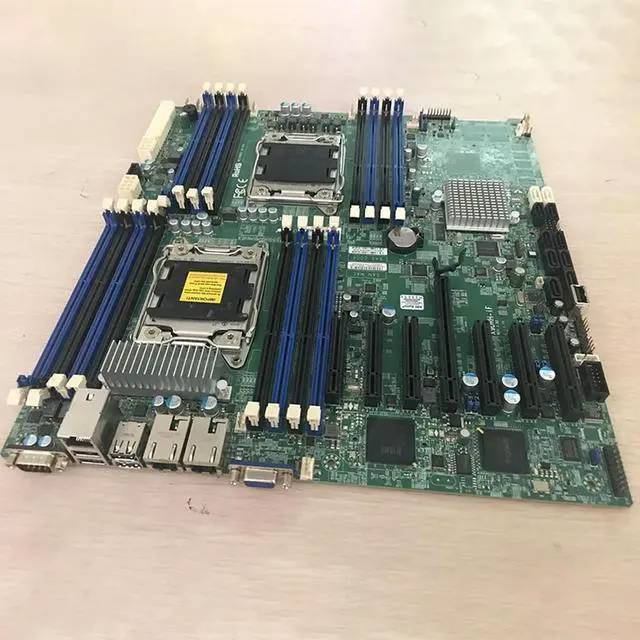 Alt view image 2 of 3 - X9DRH-iF For Two-way Server E-ATX Motherboard LGA 2011 C602 DDR3 Xeon E5-2600 and E5-2600 v2 family PCI-E 3.0