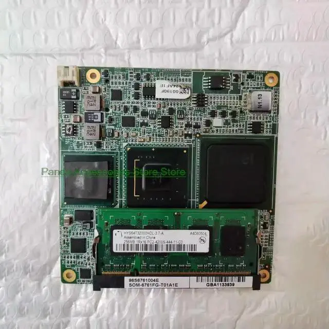Alt view image 3 of 3 - Industrial Computer Motherboard SOM-6761FG-T01A1E SOM-6761 A1 SOM-6761FG