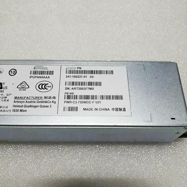 Alt view image 2 of 3 - PWR-C3-750WDC-F 341-10027-01 700W For Power Supply