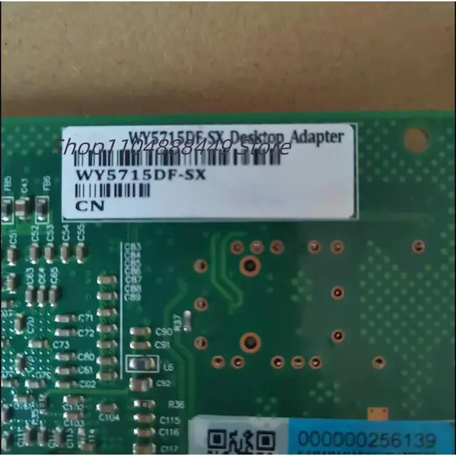 Alt view image 2 of 2 - WY5715DF-SX PCIe X1 multimode LC gigabit optical network card
