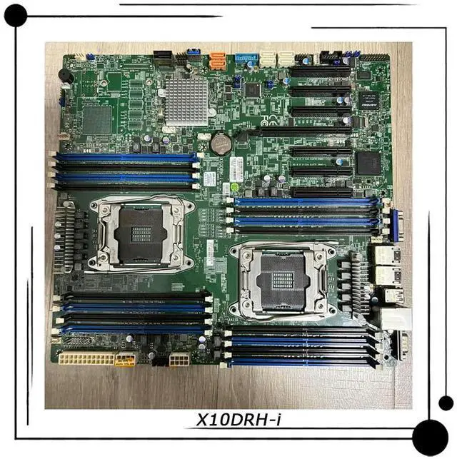 Main image of X10DRH-i For Two-way Server E-ATX Motherboard LGA 2011 Support C612 Xeon E5-2600 v3/v4 Family DDR4 Test