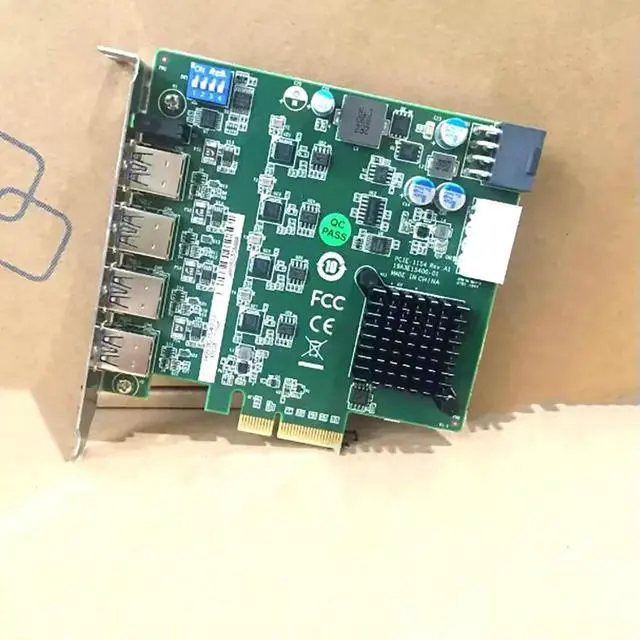 Alt view image 2 of 2 - PCIE-1154-BE 1158 4/8 USB 3.0 Image Visual Acquisition Expansion Card PCIE-1154