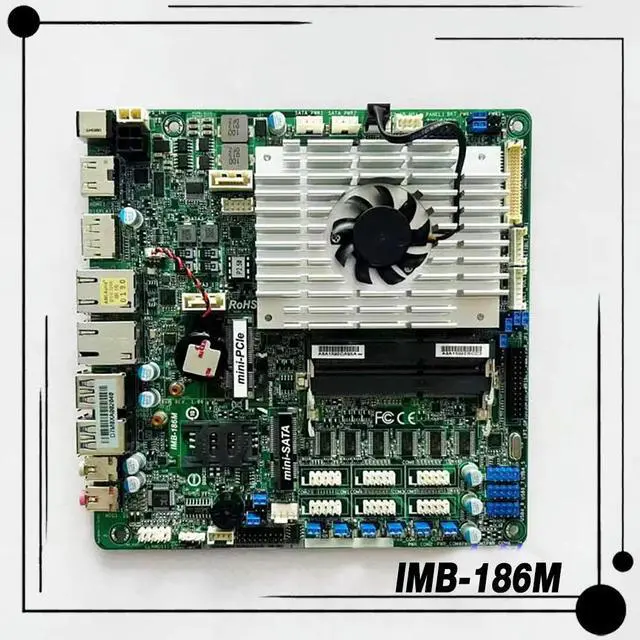 Alt view image 3 of 3 - Quad-core I5-4300U Mini-ITX with LVDS iIndustrial Controller Cash Register Board 17*17 IMB-186M
