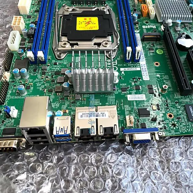 Alt view image 3 of 3 - X10SRM-TF For LGA2011 Server Motherboard C612 Dual Gigabit Support E5-2600/1600 v4 / v3 Dual 10GBase-T LAN Ports