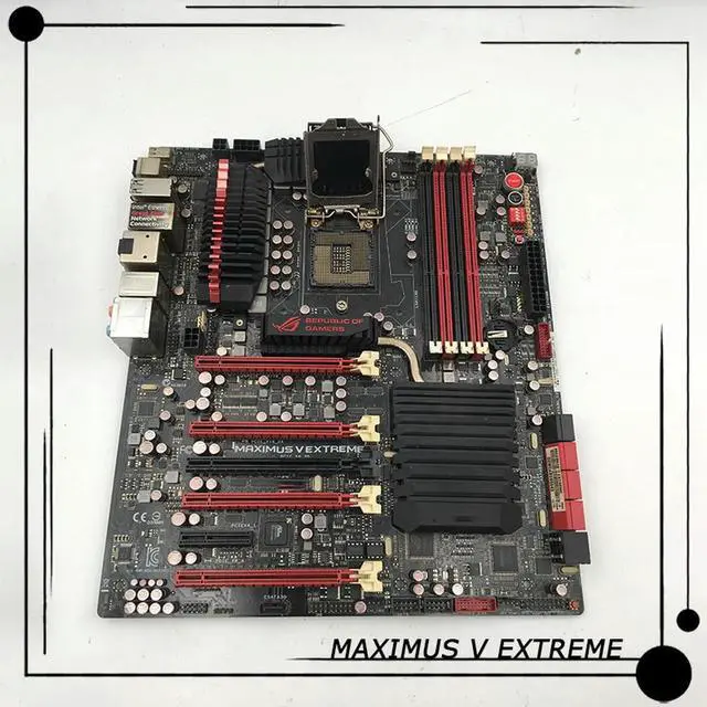 Alt view image 2 of 3 - MAXIMUS V EXTREME M5E Workstation Motherboard For For 4*DDR3 Z77 Before Shipment Test