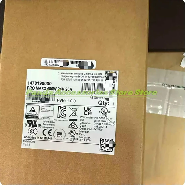Main image of PRO MAX3 480W 24V 20A 1478190000 Switching Power Supply Fully Tested