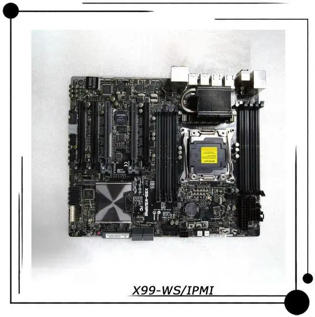 Main image of X99-WS/IPMI For Workstation Motherboard X99 Core i7 ATX LGA 2011-V3 DDR4 Fully Tested Fast Ship