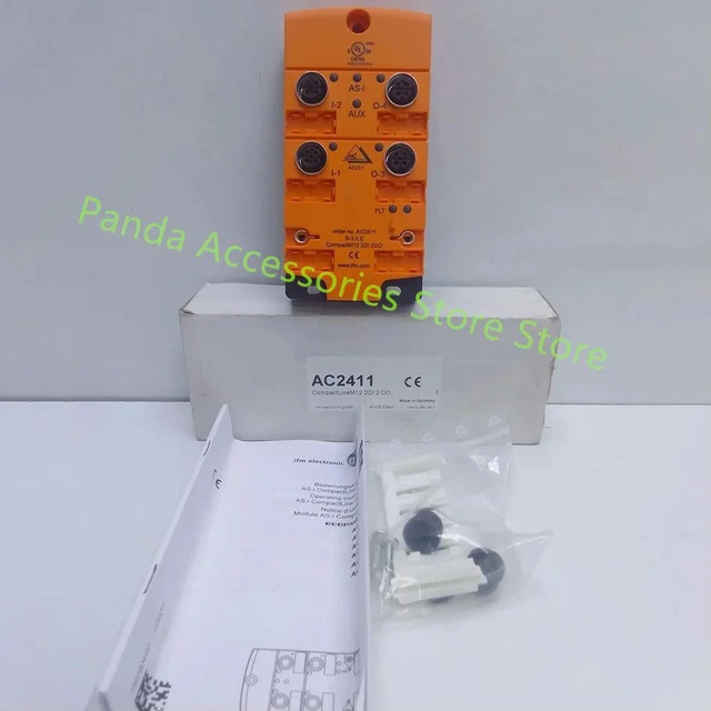 Alt view image 2 of 3 - For IFM AC2411 COMPACTLINE M12 2DI 2DO Terminal Block