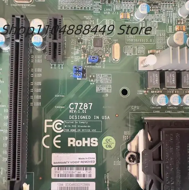 Alt view image 2 of 2 - C7Z87 Industrial control motherboard