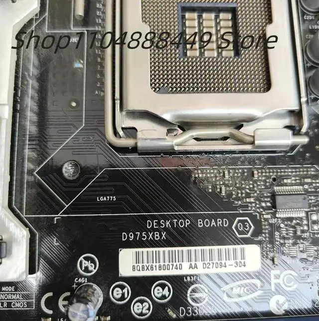 Alt view image 2 of 3 - D975XBX Industrial control motherboard D33025 775-pin DDR2