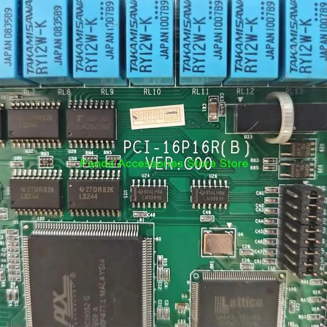Alt view image 2 of 3 - For E-V-O-C PCI-16P16R 16 channel relay output isolation input card PCI-16P16R (B) VER C00