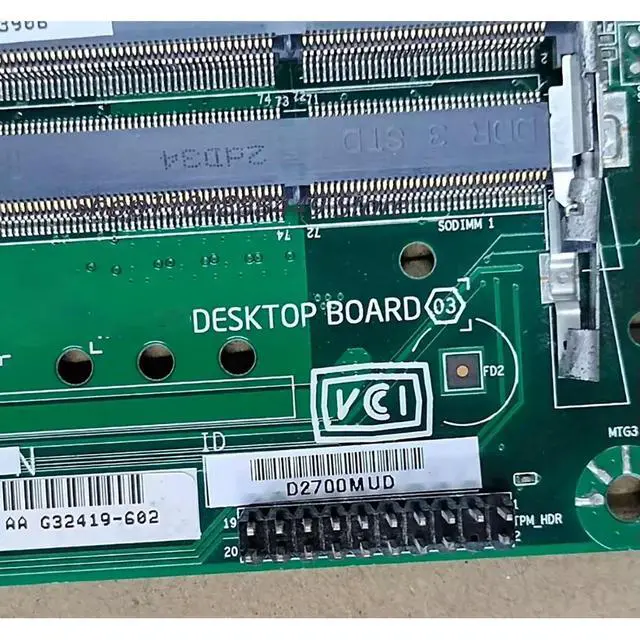Alt view image 3 of 3 - D2700MUD Motherboard Motherboard
