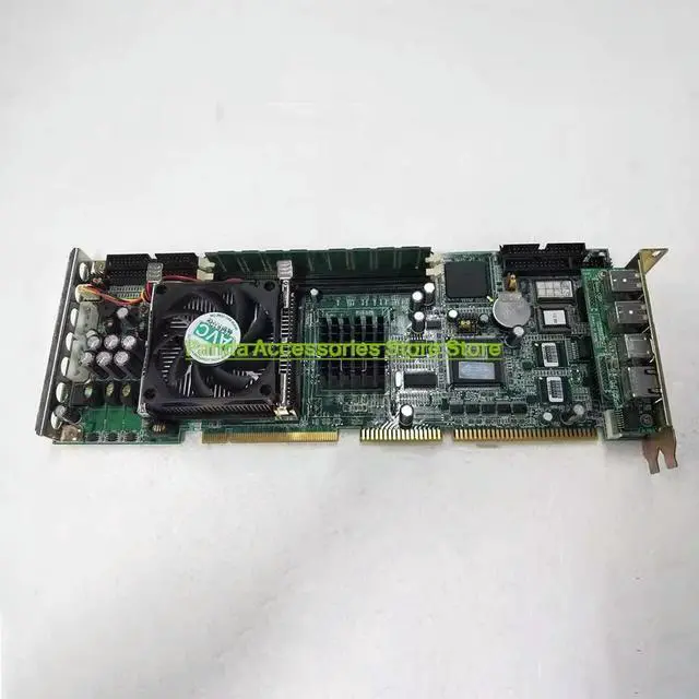 Alt view image 2 of 3 - Industrial Motherboard PCA-6186 Rev.A1 PCA-6186E2 Dual Network Port