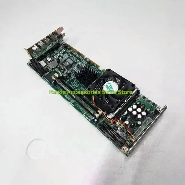 Alt view image 3 of 3 - Industrial Motherboard PCA-6186 Rev.A1 PCA-6186E2 Dual Network Port