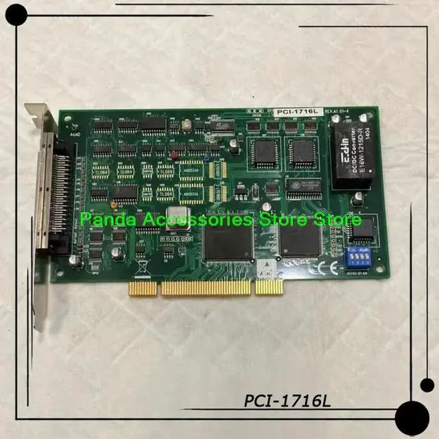 Alt view image 3 of 3 - PCI-1716L REV A1 For Advantech 16 Bit high-resolution Sampling Frequency Up Automatic Calibration Function PCI-1716L