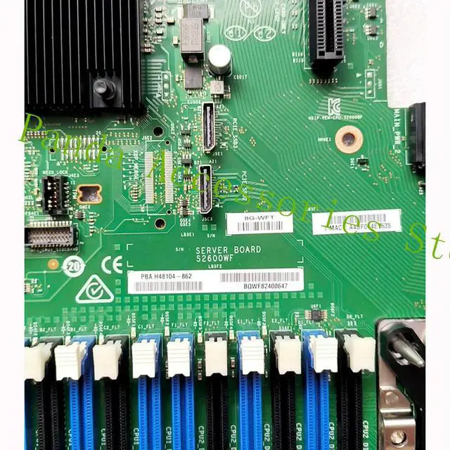 Alt view image 3 of 3 - Stable Performance S2600WFT LGA3647 Dual Server Motherboard