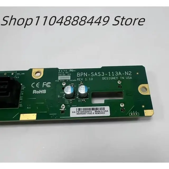 Alt view image 3 of 3 - Hard disk backplane 1028r-mctr server BPN-SAS3-113A-N2