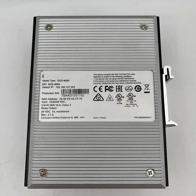Main image of Managed Industrial Ethernet Switch EDS-408A