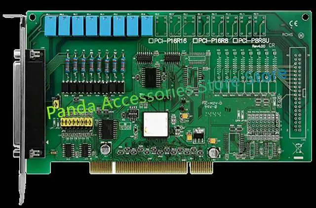 Alt view image 2 of 2 - For ICPDAS PCI-P8R8U Data Acquisition Card
