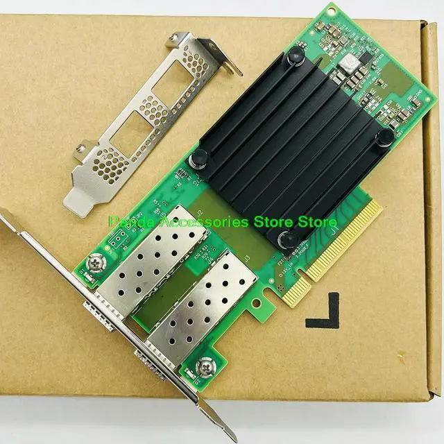 Alt view image 3 of 3 - ConnectX-5 10/25GbE CX512A Dual Port SFP28 PCIe3.0 x8 PC Net-work Card InfiniBand NIC Works ly MCX512A-ACAT