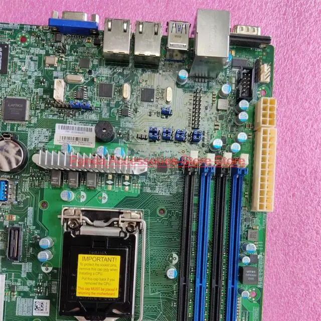 Alt view image 3 of 3 - Stable Performance Server Micro-ATX Motherboard LGA1151 C232 Chipset X11SSL-CF
