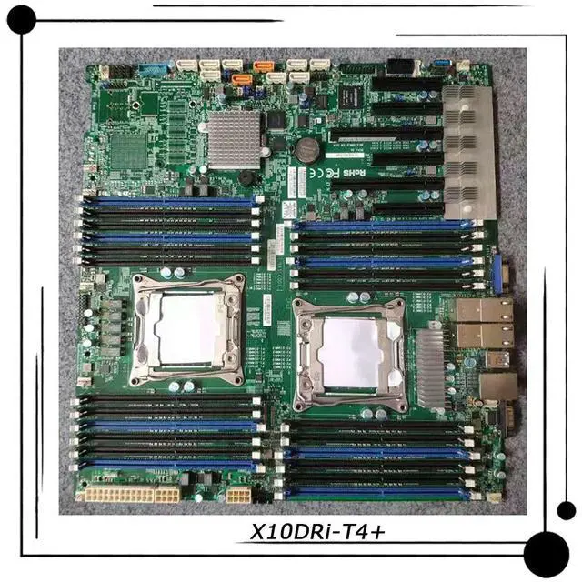 Alt view image 2 of 3 - X10DRi-T4+ For Two-way Server E-ATX Motherboard 2011 C612 Xeon E5-2600 v3/v4 Family DDR4 100% Tested Fast Ship