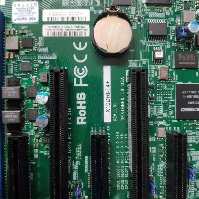 Main image of X10DRi-T4+ For Two-way Server E-ATX Motherboard 2011 C612 Xeon E5-2600 v3/v4 Family DDR4 100% Tested Fast Ship
