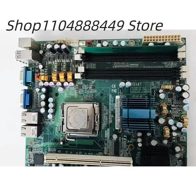Alt view image 2 of 2 - S5167 775 pin print server motherboard