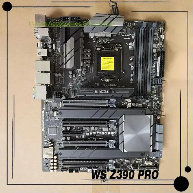 Alt view image 2 of 3 - Stable Performance WS Z390 PRO 9gen LGA1151 Cpu Workstation Motherboard Server ATX Big Board