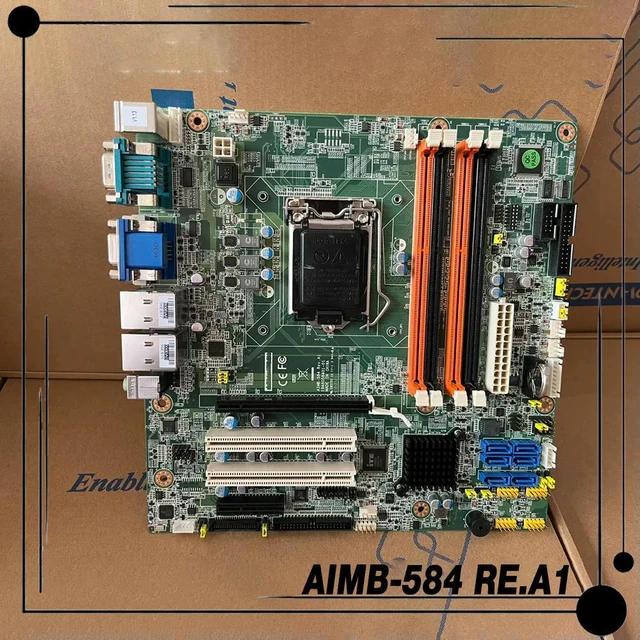 Alt view image 3 of 3 - Job AIMB-584 RE.A1 Industrial Computer Motherboard AIMB-584QG2 AIMB-584QG2-00A1E